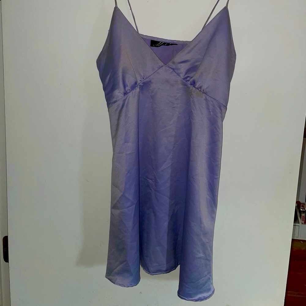 MOTELROCKS Lilac Slip Dress